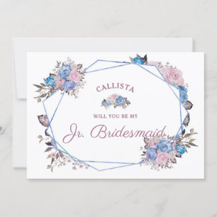 Parisian Charm Chic be My Jr. Bridesmaid Voorstel