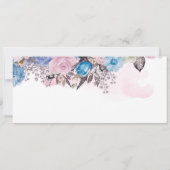 Parisian Charm Wedding Color Swatch Palette Kaart (Achterkant)