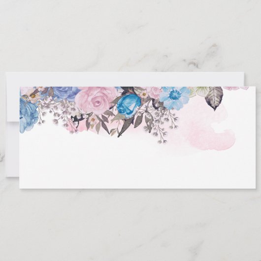 Parisian Charm Wedding Color Swatch Palette Kaart (Achterkant)