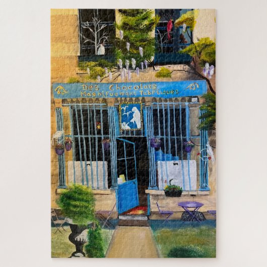 Parisian Chocolat Shop, door Gary Poling Legpuzzel (Verticaal)