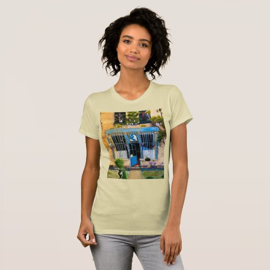 Parisian Chocolat Shop, door Gary Poling T-shirt (Voorkant volledig)