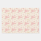 Parisian Coquette Christmas Inpakpapier Vel (Voorkant)