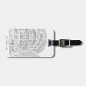 Parisian Corner Bagagelabel (Voorkant horizontaal)