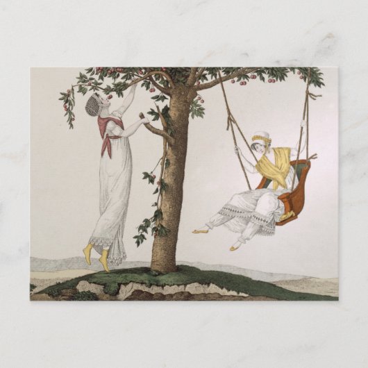 Parisian Dames in Montmorency, bord 41 van 'Le Briefkaart (Voorkant)