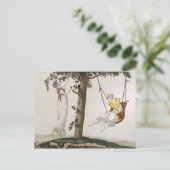 Parisian Dames in Montmorency, bord 41 van 'Le Briefkaart (Staand voorkant)