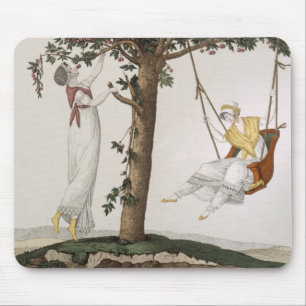 Parisian Dames in Montmorency, bord 41 van 'Le Muismat