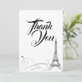 Parisian Doodles Dankuwkaart Bedankkaart (Staand voorkant)