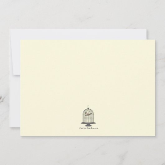 Parisian Flair Uitnodiging (Achterkant)