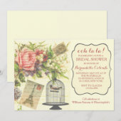 Parisian Flair Uitnodiging (Voorkant / Achterkant)