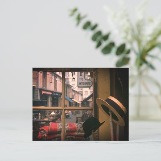 Parisian Flea Market Feestdagenkaart (Staand voorkant)