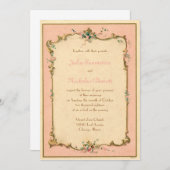 Parisian French parfume Label Invitation Kaart (Voorkant / Achterkant)