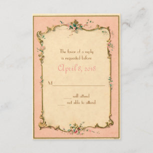 Parisian French Perfume Label Invitation RSVP