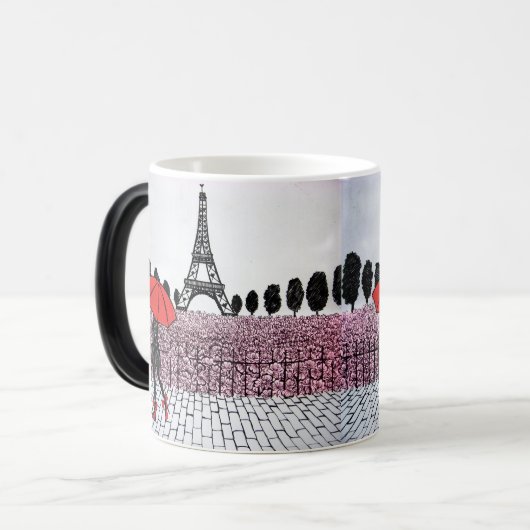 parisian Girl Magische Mok (Voorkant links)