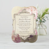 Parisian  Hydrangea Manor Couples Shower Kaart (Staand voorkant)