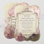 Parisian  Hydrangea Manor Vrijgezellenfeest Kaart (Voorkant / Achterkant)