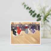 Parisian Nightlife Louis Abel Truchet, Fine Art Briefkaart (Staand voorkant)