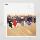 Parisian Nightlife Louis Abel Truchet, Fine Art Briefkaart (Voorkant / Achterkant)