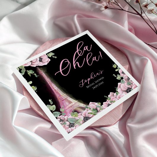 Parisian Oh La La Bridal Shower Servet