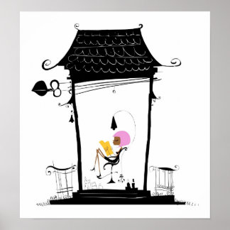 Parisian Pink Canvas Poster