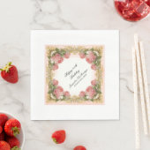 Parisian  Roos Manor House Birthday Party Servetten (Insitu)