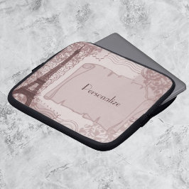 Parisian Roze laptophoes Laptop Sleeve