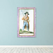 Parisian Sans-culotte Canvas Afdruk (Insitu (Houten vloer))