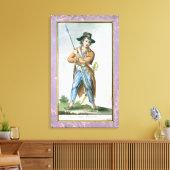 Parisian Sans-culotte Canvas Afdruk (Insitu (Woonkamer))