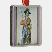 Parisian Sans-culotte Metalen Ornament (Rechts)