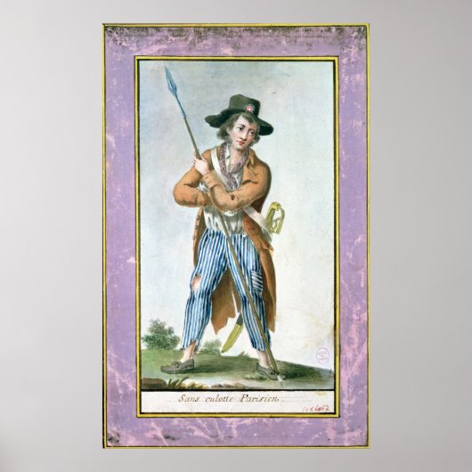 Parisian Sans-culotte Poster (Voorkant)