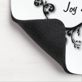 Parisian Scrolls Jouw tekst Muismat (Hoek)