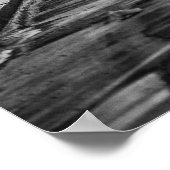 Parisian Street en Sacre Coeur - Poster (Hoek)