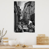 Parisian Street Scene - Poster (Keuken)