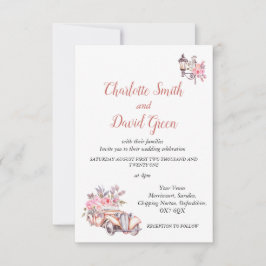 Parisian Style Wedding Invite