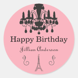 Parisian Thema - Circle Sticker