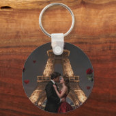 Parisian Valentines Day Sleutelhanger (Voorkant)