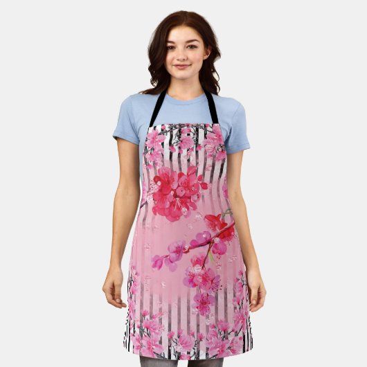 Parisienne All-Over Print Schort (Gedragen)