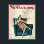 Parisienne Art Deco "Roke Rings" 1929 Print<br><div class="desc">16 x 20 Art Deco-Hoesje van Vie Parisienne</div>