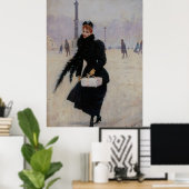 Parisienne Place de la Concorde Poster (Thuiskantoor)