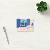 Parisstraat vintage cartoon post-it® notes (Kantoor)