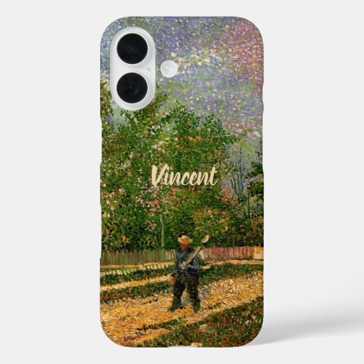 Parisweg met boer door Vincent van Gogh Case-Mate iPhone Case (Achterkant)