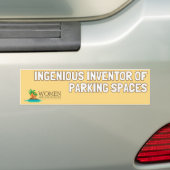 Park als een Islander Bumpersticker (geel) (Op auto)