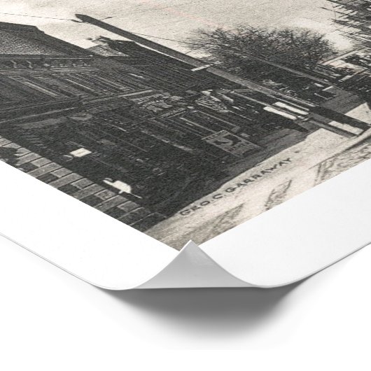 Park Ave., Rutherford, New Jersey Poster (Hoek)