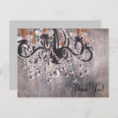 Park Avenue Chandelier ~ Briefkaart  Art (Voorkant / Achterkant)