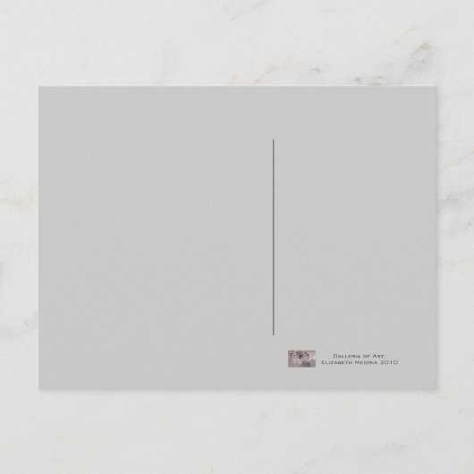 Park Avenue Chandelier ~ Briefkaart  Art (Achterkant)