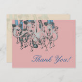 Park Avenue Chandelier ~ Briefkaart / Uitnodiging (Voorkant / Achterkant)