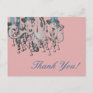 Park Avenue Chandelier Briefkaart/Uitnodiging Briefkaart