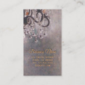 Park Avenue Chandelier PAPER & SIZE OPTIES - Visitekaartje (Achterkant)