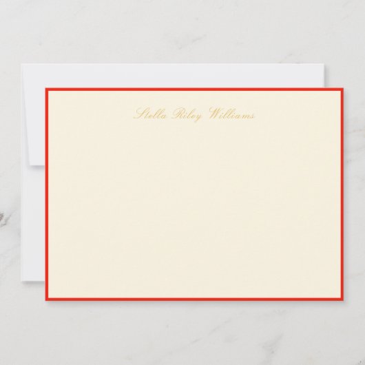 Park Avenue Flat Note Kaart 5"x7" Notitiekaartje (Voorkant)