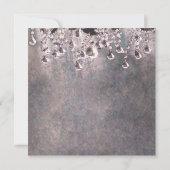 Park Avenue Kroonluchter ~ Uitnodiging/RSVP 5.25x5 Kaart (Achterkant)