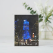 Park Avenue NYC New York Central Building Foto Briefkaart (Staand voorkant)